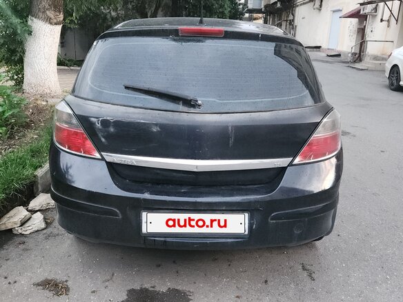 2008 Opel Astra H Рестайлинг, чёрный, 350000 рублей - вид 2