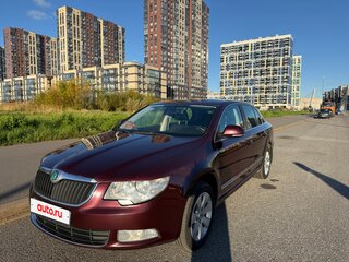 2012 Skoda Superb II, пурпурный, 1100000 рублей, вид 1