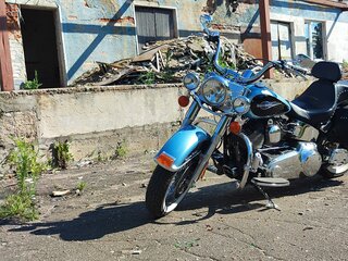 2006 Harley-Davidson Heritage Classic, голубой, 890000 рублей, вид 1
