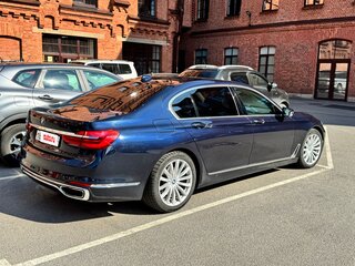 2016 BMW 7 серии Long 730Ld xDrive VI (G11/G12), синий, 2550000 рублей, вид 3