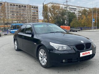 2006 BMW 5 серии 525i V (E60/E61), чёрный, 1180000 рублей, вид 4
