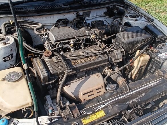 1993 Toyota Corolla VII (E100), белый, 189000 рублей - вид 5