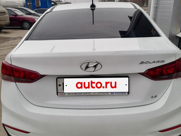 2018 Hyundai Solaris II, белый - вид 3