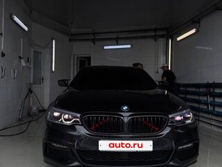 2019 BMW 5 серии 530i xDrive VII (G30/G31/G38), чёрный, 3500000 рублей, вид 2