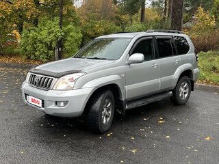 2008 Toyota Land Cruiser Prado 4-speed 120 Series Рестайлинг, серебристый, 1900000 рублей, вид 2