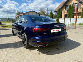 2021 Audi A4 35 TFSI V (B9) Рестайлинг, синий, 3500000 рублей, вид 4