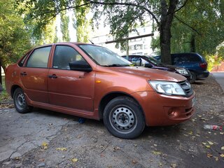 2014 Lada (ВАЗ) Granta I, оранжевый, 300000 рублей, вид 2