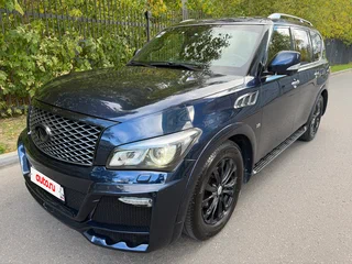 2014 Infiniti QX80 I Рестайлинг, синий, 3750000 рублей, вид 5