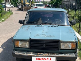 2002 Lada (ВАЗ) 2107, зелёный, 90000 рублей, вид 1