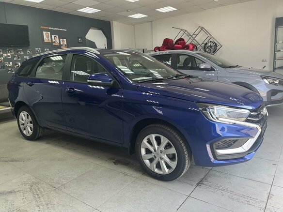 2026 Lada (ВАЗ) Vesta SW I Рестайлинг (NG), синий - вид 1
