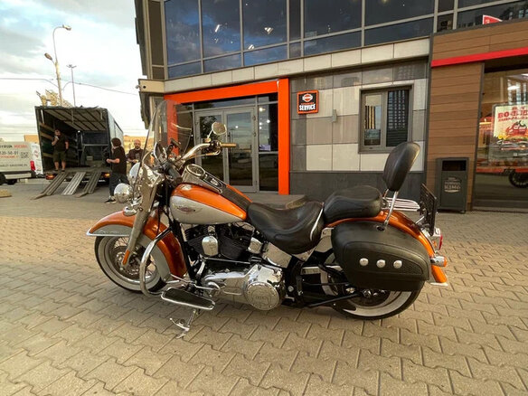 2014 Harley-Davidson Softail Deluxe, оранжевый, 1800000 рублей - вид 5