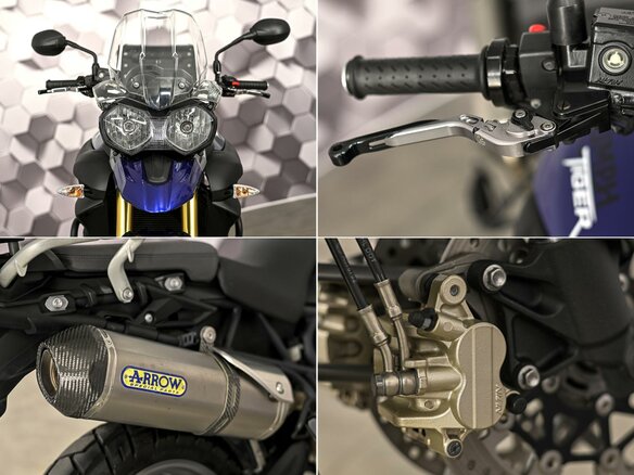 2014 Triumph Tiger 800, синий, 649000 рублей - вид 9