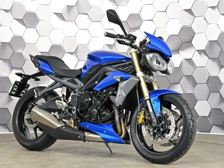 2013 Triumph Street Triple, синий, 599000 рублей, вид 1