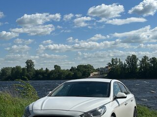 2018 Hyundai Sonata VII (LF) Рестайлинг, белый, 1400000 рублей, вид 5