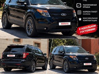 2013 Ford Explorer Sport V, чёрный, 1580000 рублей, вид 3