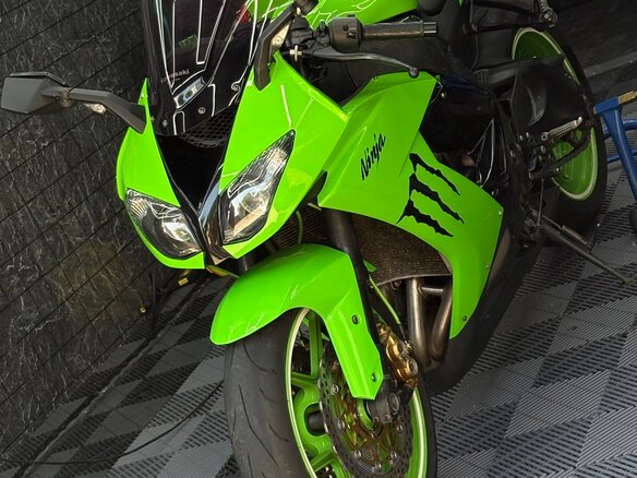 2007 Kawasaki ZX-10R Ninja, зелёный, 735000 рублей - вид 9