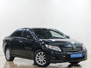 2007 Toyota Corolla X (E140, E150), чёрный, 979000 рублей, вид 1