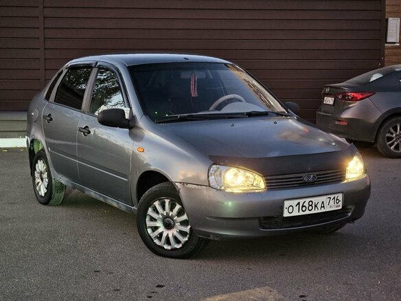 2008 Lada (ВАЗ) Kalina I, серебристый, 110000 рублей