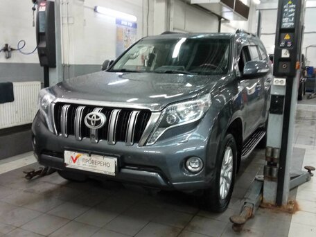 2016 Toyota Land Cruiser Prado 150 Series Рестайлинг 1, серый, 3297000 рублей, вид 1