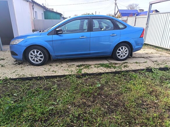 2008 Ford Focus II Рестайлинг, голубой, 460000 рублей - вид 5