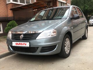 2012 Renault Logan I Рестайлинг, синий, 425000 рублей, вид 1