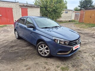 2017 Lada (ВАЗ) Vesta I, синий, 780000 рублей, вид 4
