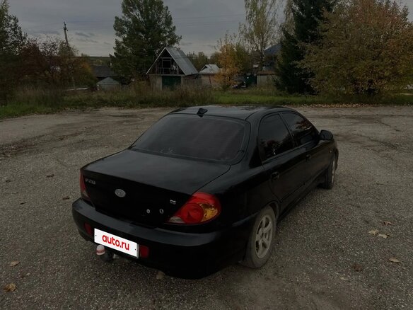 2009 Kia Spectra I Рестайлинг 2, чёрный, 199000 рублей - вид 3