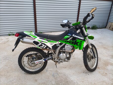 2015 Kawasaki KLX 250, зелёный, 370000 рублей, вид 4