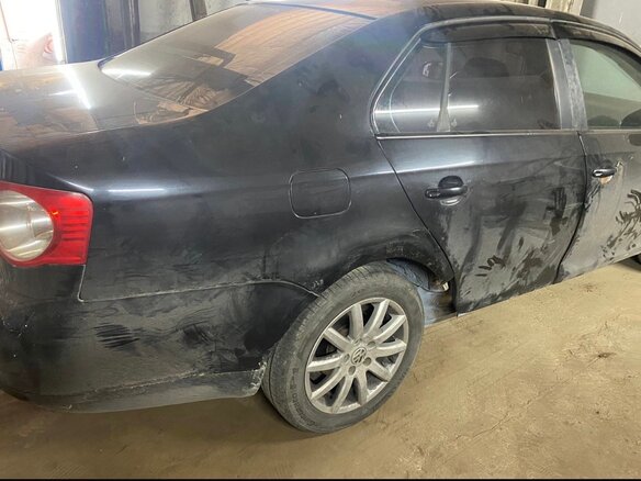 2006 Volkswagen Jetta V, чёрный - вид 6