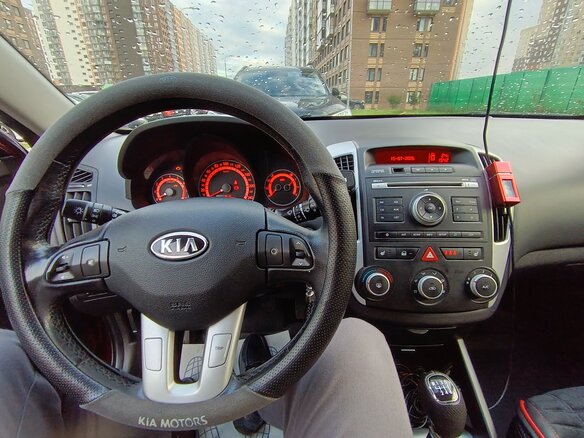 2011 Kia Ceed I Рестайлинг, красный, 750000 рублей - вид 14