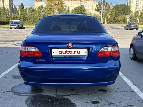 2008 Fiat Albea I Рестайлинг, синий - вид 5