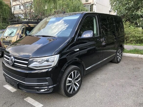 2018 Volkswagen Multivan T6, чёрный - вид 2