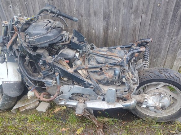 1994 Honda PC 800, белый, 65000 рублей