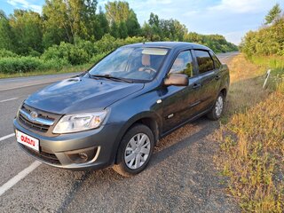 2014 Lada (ВАЗ) Granta I, серый, 365000 рублей, вид 2