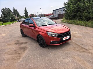 2017 Lada (ВАЗ) Vesta I, красный, 850000 рублей, вид 3