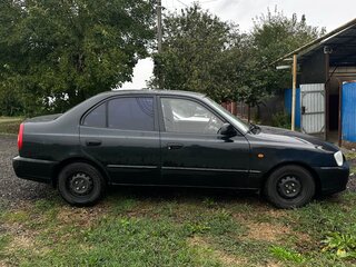 2008 Hyundai Accent ТагАЗ II, чёрный, 550000 рублей, вид 3