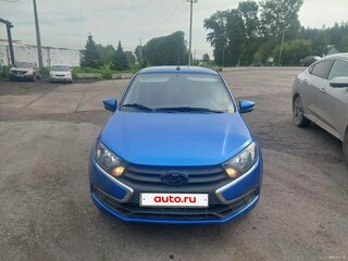 2022 Lada (ВАЗ) Granta I Рестайлинг, синий, 770000 рублей, вид 2