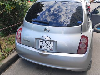 2003 Nissan March III (K12), серебристый, 305000 рублей, вид 3