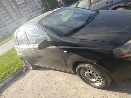 2005 Chevrolet Aveo I, чёрный, 198000 рублей, вид 4