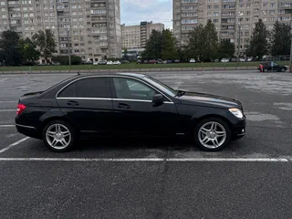 2008 Mercedes-Benz C-Класс 180 Kompressor III (W204), чёрный, 850000 рублей, вид 3