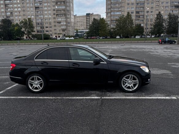 2008 Mercedes-Benz C-Класс 180 Kompressor III (W204), чёрный, 850000 рублей - вид 2