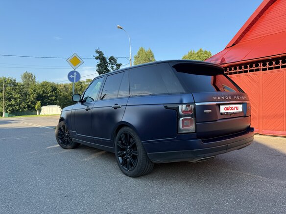 2019 Land Rover Range Rover IV Рестайлинг, синий, 8350000 рублей - вид 8