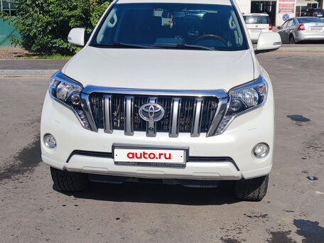 2015 Toyota Land Cruiser Prado 6-speed 150 Series Рестайлинг 1, белый, 3350000 рублей, вид 1