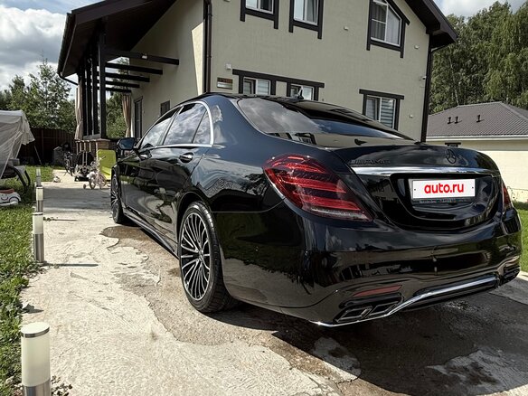 2019 Mercedes-Benz S-Класс 350 d Long VI (W222, C217) Рестайлинг, чёрный, 4250000 рублей - вид 5