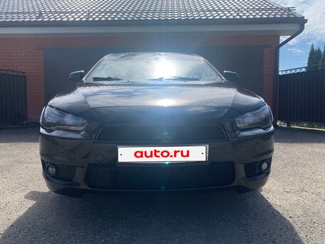 2008 Mitsubishi Lancer X, чёрный, 735000 рублей, вид 5