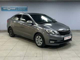 2015 Kia Rio III Рестайлинг, серый, 960000 рублей, вид 3