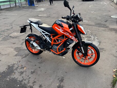 2019 KTM 390 Duke, оранжевый, 470000 рублей, вид 3