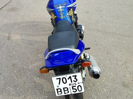 2004 Honda CB 400 Super Four, синий, 299000 рублей, вид 3