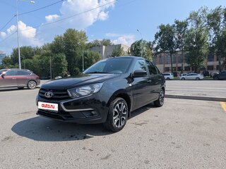 2021 Lada (ВАЗ) Granta I Рестайлинг, чёрный, 640000 рублей, вид 1