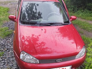 2006 Lada (ВАЗ) Kalina I, красный, 130000 рублей, вид 1